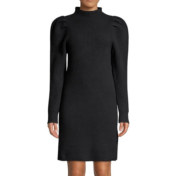 Sandro Dresses & Skirts - Sandro Puff Sleeve Sweater Dress